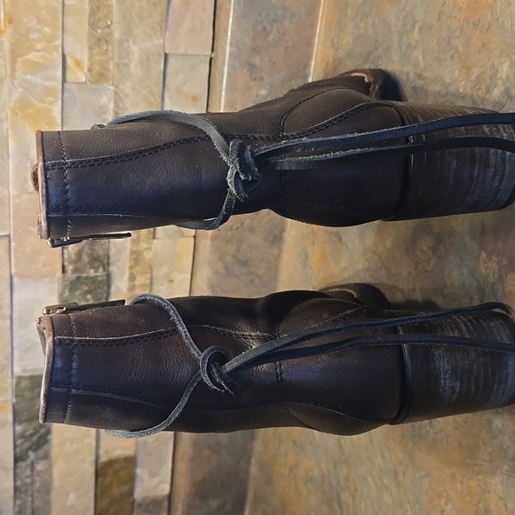 Freebird Dark Brown Cavalier Lace-Up Boots - Picture 3 of 7